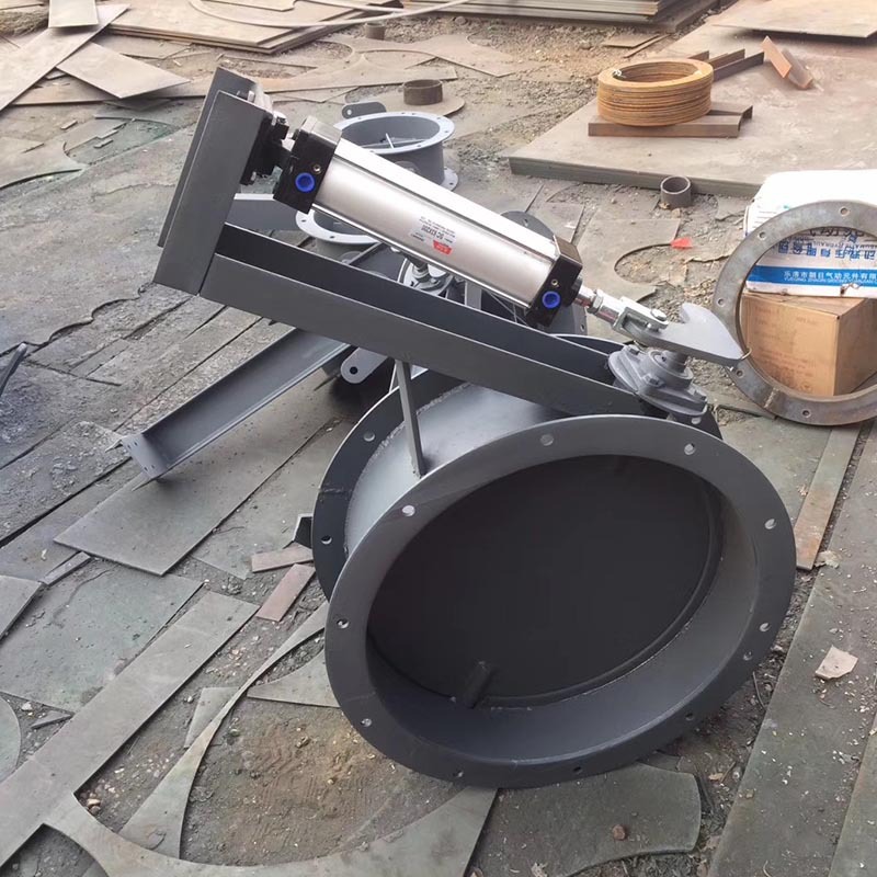 气动圆风门  气动通风蝶阀  气动挡板门烟道百叶阀 气动除尘阀