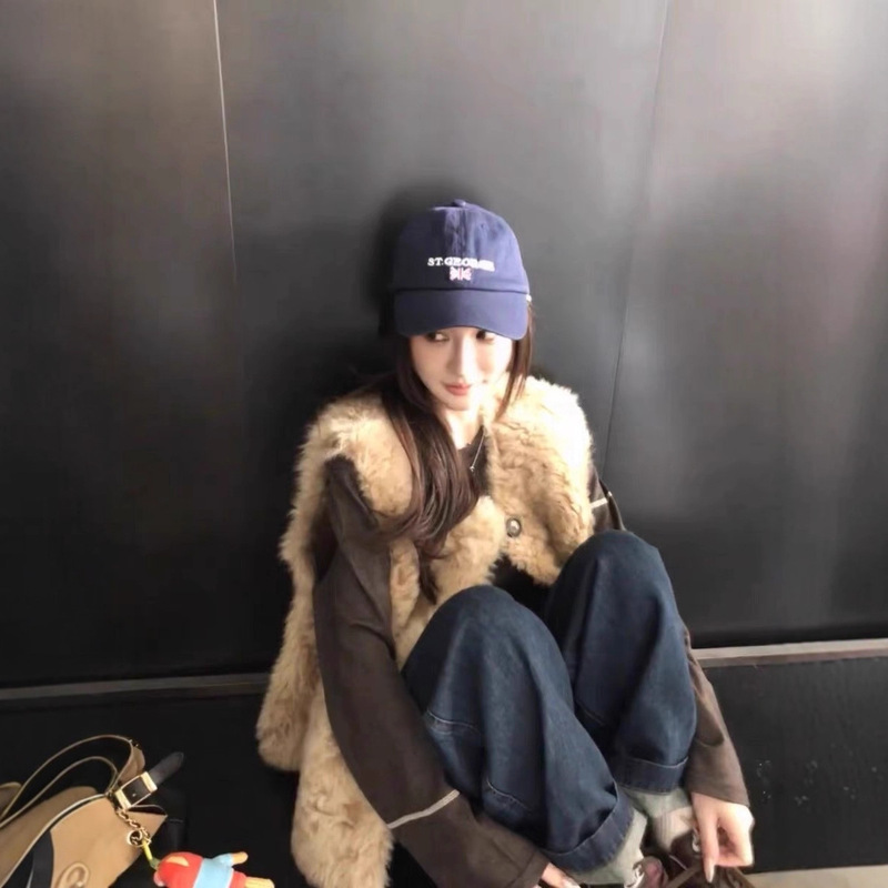 Ouni Vest Imitation Tuscany Wool Fur Vest Jacket Autumn and Winter Versatile Thickened High-End Women's Vest