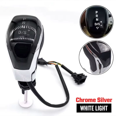 Gear Shift Knob Modification: Cab and accessories - electroplated-bright-flat-leather-white-light-automatic