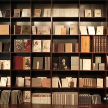 爆款新款抖音男女主播背景布直播间书房书柜办公室装饰高清背景墙