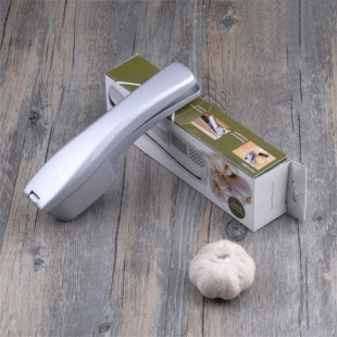 Aluminum Alloy Dual-purpose Garlic Press Garlic Mashed Garlic with Garlic Slices Ginger Slices Garlic Peeler Garlic Masher