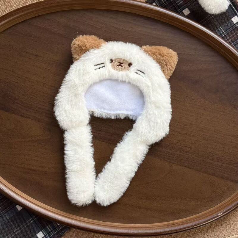 Self-Deprecating Bear 10cm 13cm Cotton Doll Kitten Hooded Doll Clothes Nunu Can Be Used as Photo Props Cute Kitten