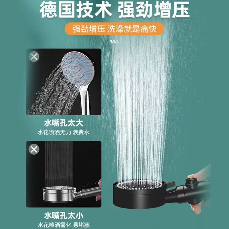 Darth Vader Magic Showerhead with five-speed water flow mode, handheld household spray showerhead, pressurized shower head and showerhead undefined