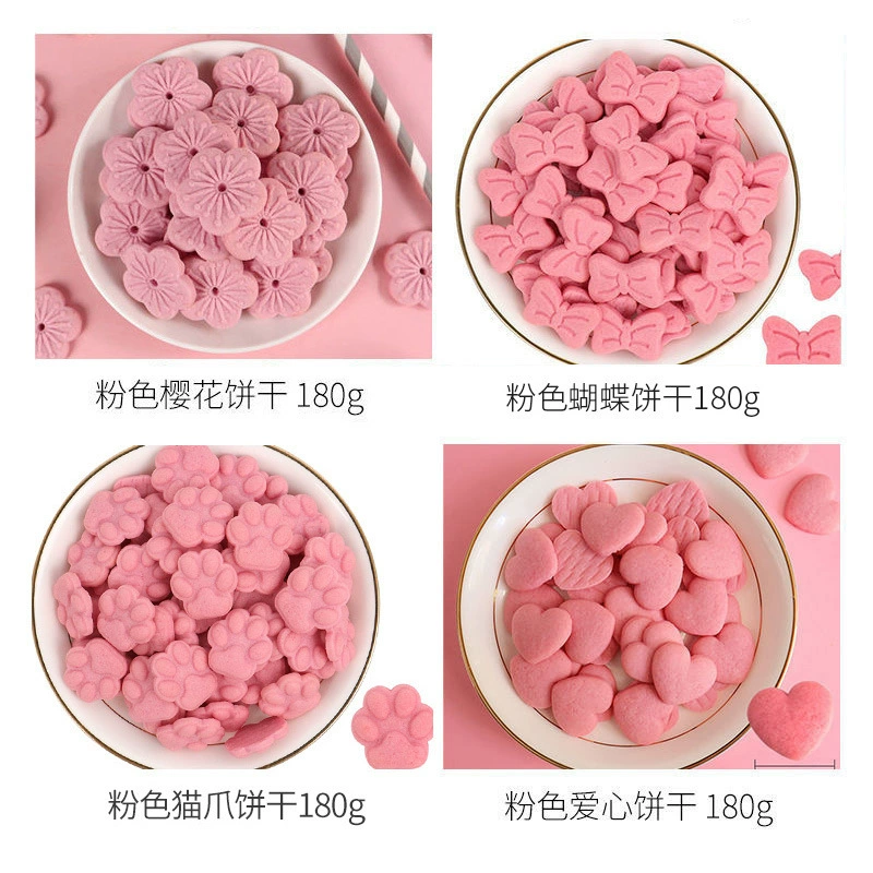 Декоративный съедобный Biscuit с молоком, украшение чаши сокровищ, декоративная вишня цветочная клубника сухая выпечка Xu Ping