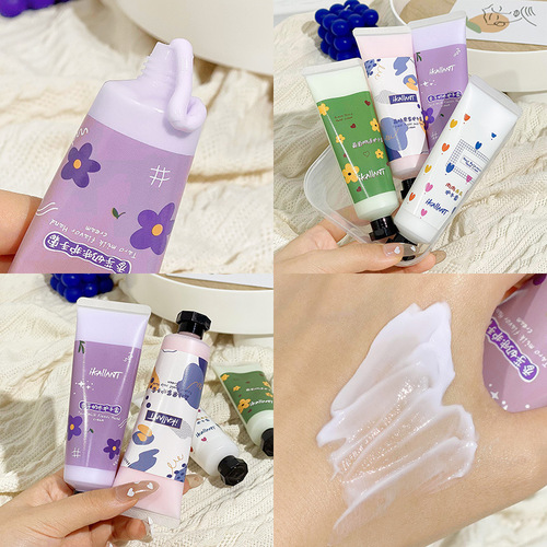 iKALLANT hand cream is moisturizing and hydrating, compact and portable, anti-dry and cracked, taro flavor