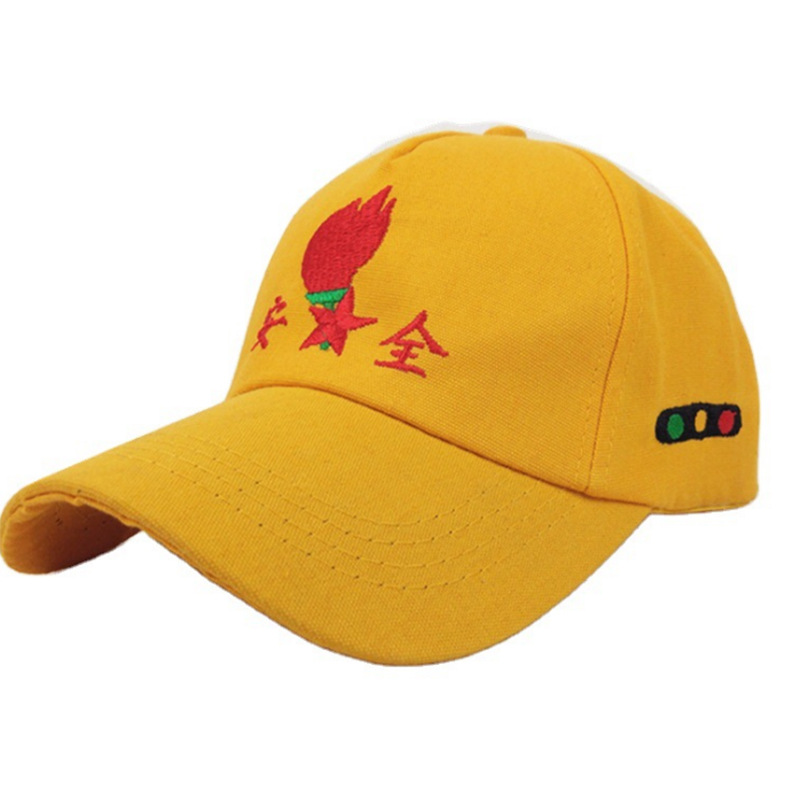 children student kindergarten Traffic lights security Xiaohuang Hat Baseball cap Visor Embroidery cotton material Cap