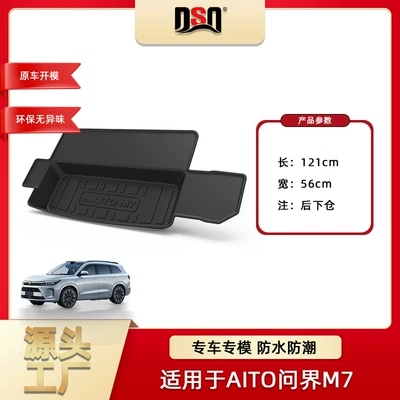 Backrest Pad, Custom-Fit Car Trunk – Multi-function pad - tpe-material-waterproof-bag-rolled-up-for-delivery-26-years-awe-m7-5-seats-range-extenderpure-electric-rear-lower-compartment