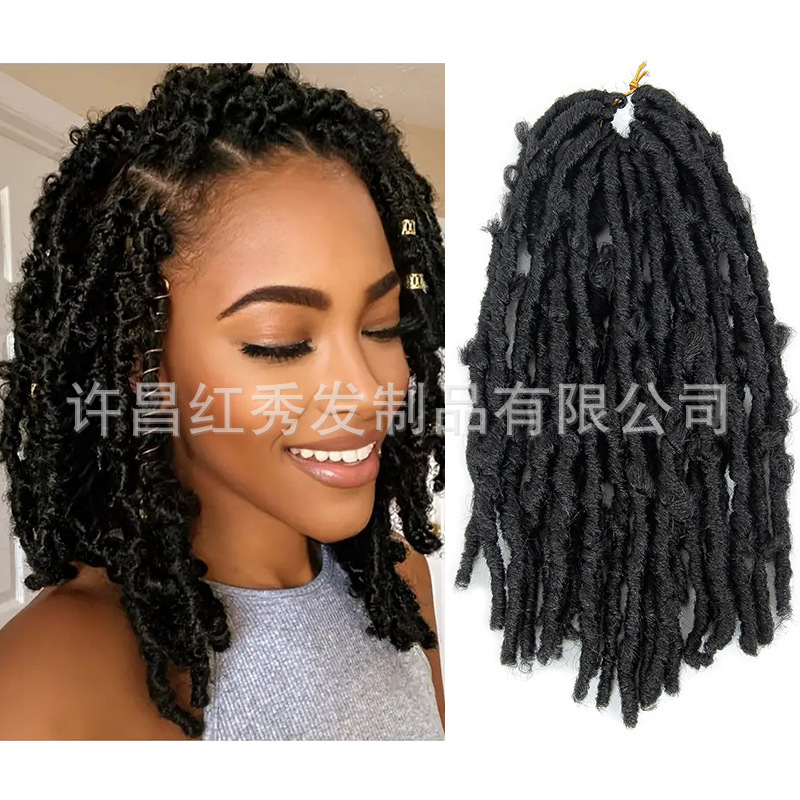 18Inch20 Roots 100g Xuchang Hongxiu European and American Wig Butterfly Locs Butterfly Song