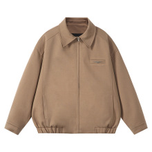 新哈灵顿底特律行政风纯色秋冬男款外套重磅质感小众流行男装批发