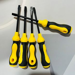 Flathead 3inch Screwdriver Manual Screwdriver Household Flathead Screwdriver 1 Yuan Wholesale Carbon Steel
