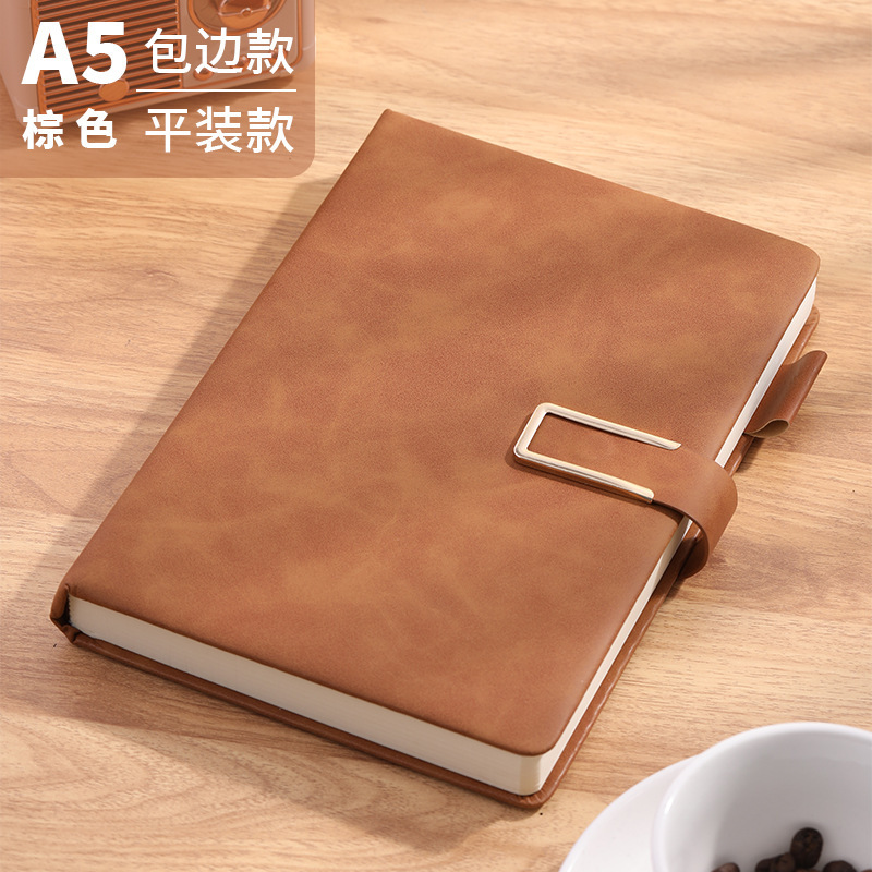 [U 자형 공제] A5 다크 브라운