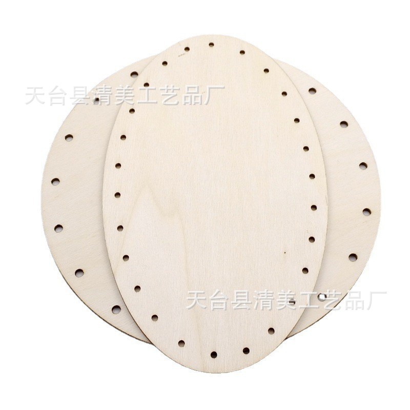 7 estilos de madera de madera redonda y ovalada porosa, cestas tejidas a mano, chasis, marco fijo de punto de cruz