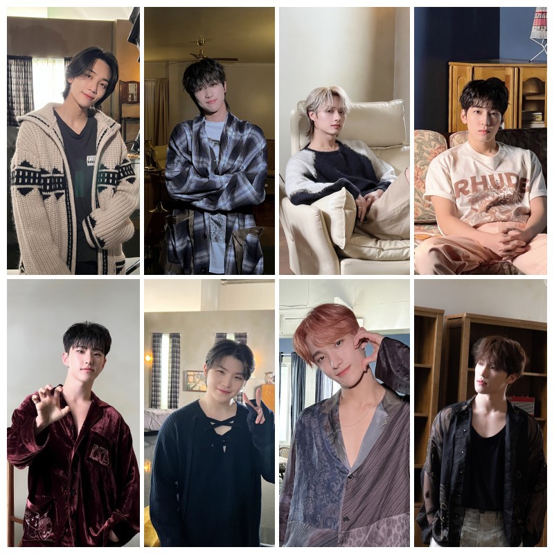 st《FML》海报拍摄花絮同款不干胶海报 墙贴画 装饰画 明星周边