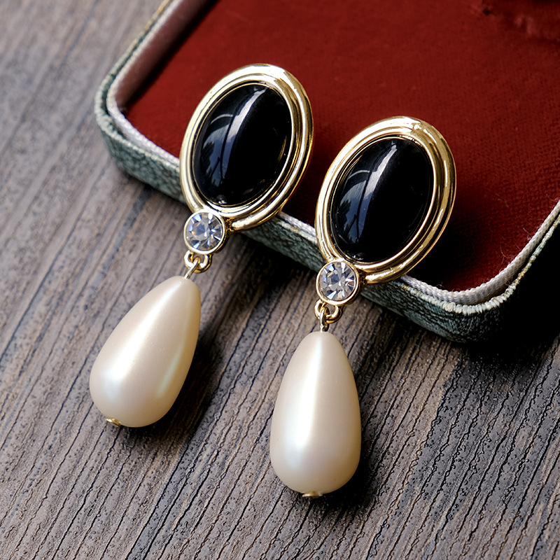 Sweet Geometric Alloy Plating Artificial Pearls Womenu0027S Drop Earrings 1 Pair