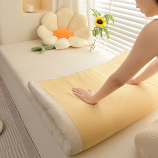 Removable and Washable Bay Window Mat, Window Sill Mat, 2025 New Cushion, Bedroom Balcony Mat, High-End Sense for All Seasons