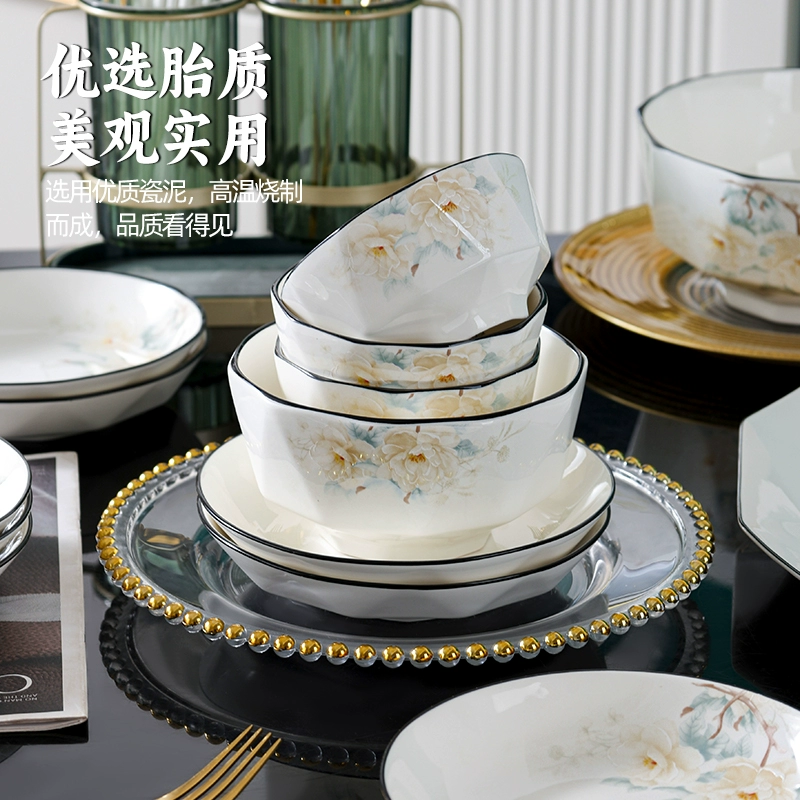 Set for home use, ceramic creative chopsticks, tableware, new collection