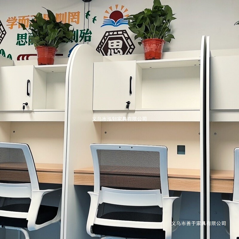 Student desk and chair for college students, home study desk, office desk, computer desk for study room, white with wood-colored paint Student desk and chair for college students, home study desk, office desk, computer desk for study room, white with wood-colored paint