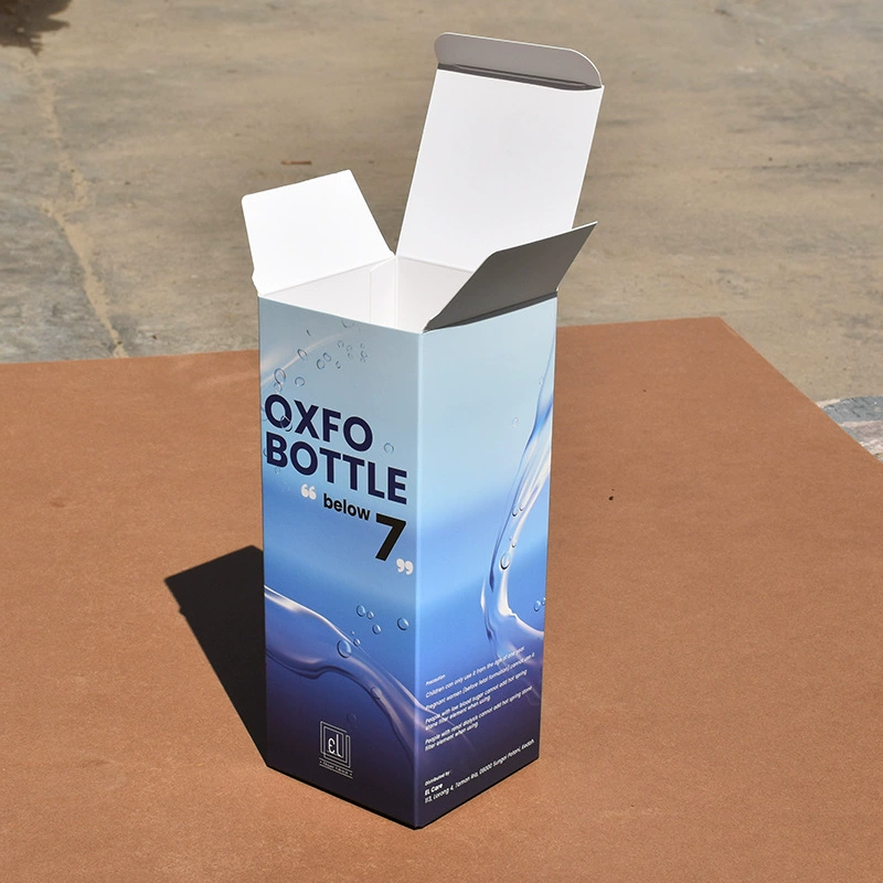 Белая коробка цвета картона печатая ЛОГОТИП печатания коробки небольшой серии упаковывая бронзируя УЛЬТРАФИОЛЕТОВЫЙ