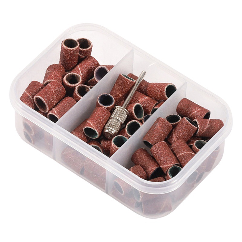 Especial transfronterizo para anillo de pulido de uñas en caja máquina de pulir anillo de pulido de uñas marrón negro blanco con rodamiento