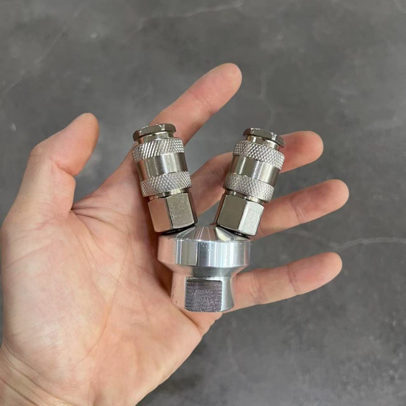 Внутренний зуб G1/4 «три в одном», круглый, двусторонний