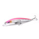 5 Colors Shallow Diving Minnow Lures Sinking Hard Plastic Baits Fresh Water Bass Swimbait Tackle Gear