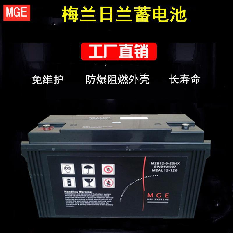 法国梅兰日兰MGE蓄电池M2AL12-65 12V65Ah全新正品UPS电池包邮