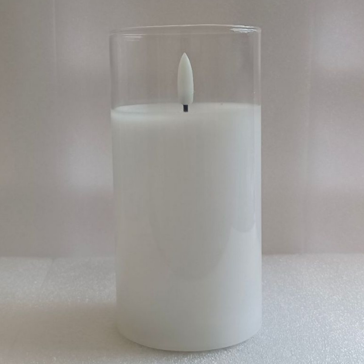 7.5x10 투명 흰색 총알(리모컨 및 배터리 제외)