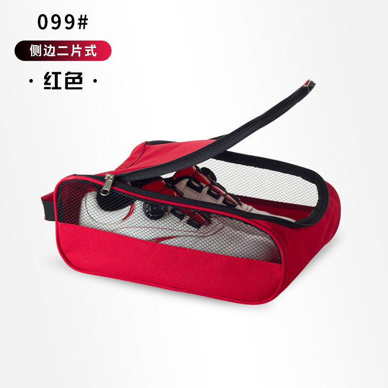 Bolsa de golf de Venta caliente global bolsa de viaje Bola de almacenamiento a prueba de polvo transpirable conveniente bolsa de zapatos de golf entrega de una sola pieza
