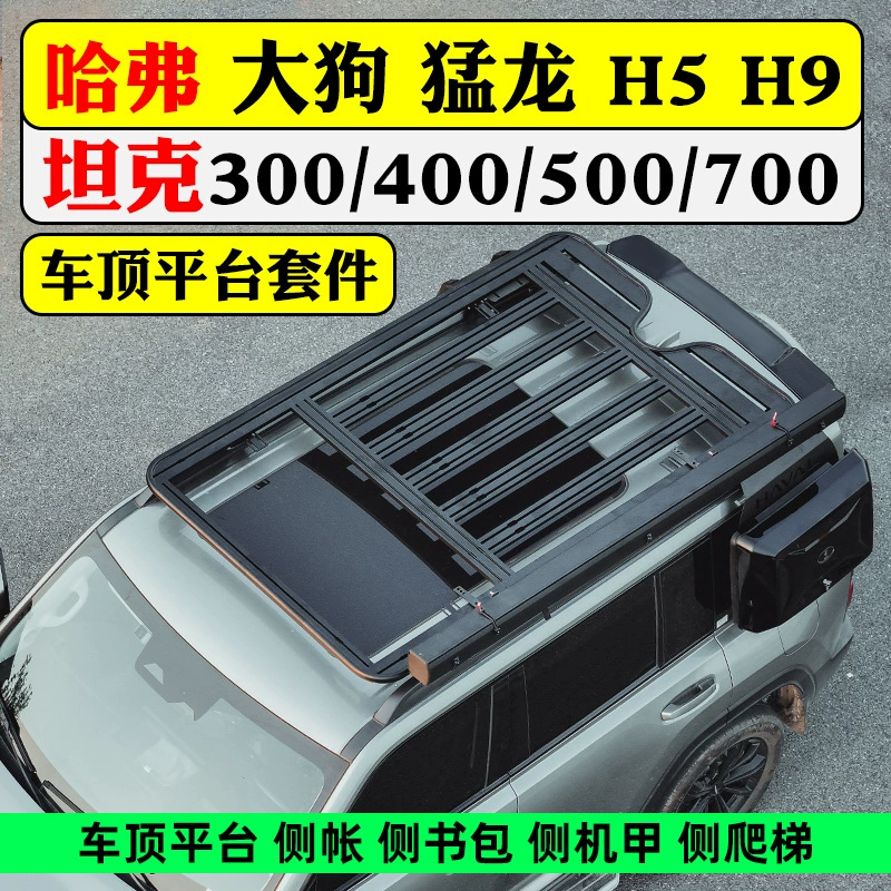 Haval Big Dog Raptor H5H9 багажник на крыше бак 300400 платформа поперечина багажная рама лестница 500700