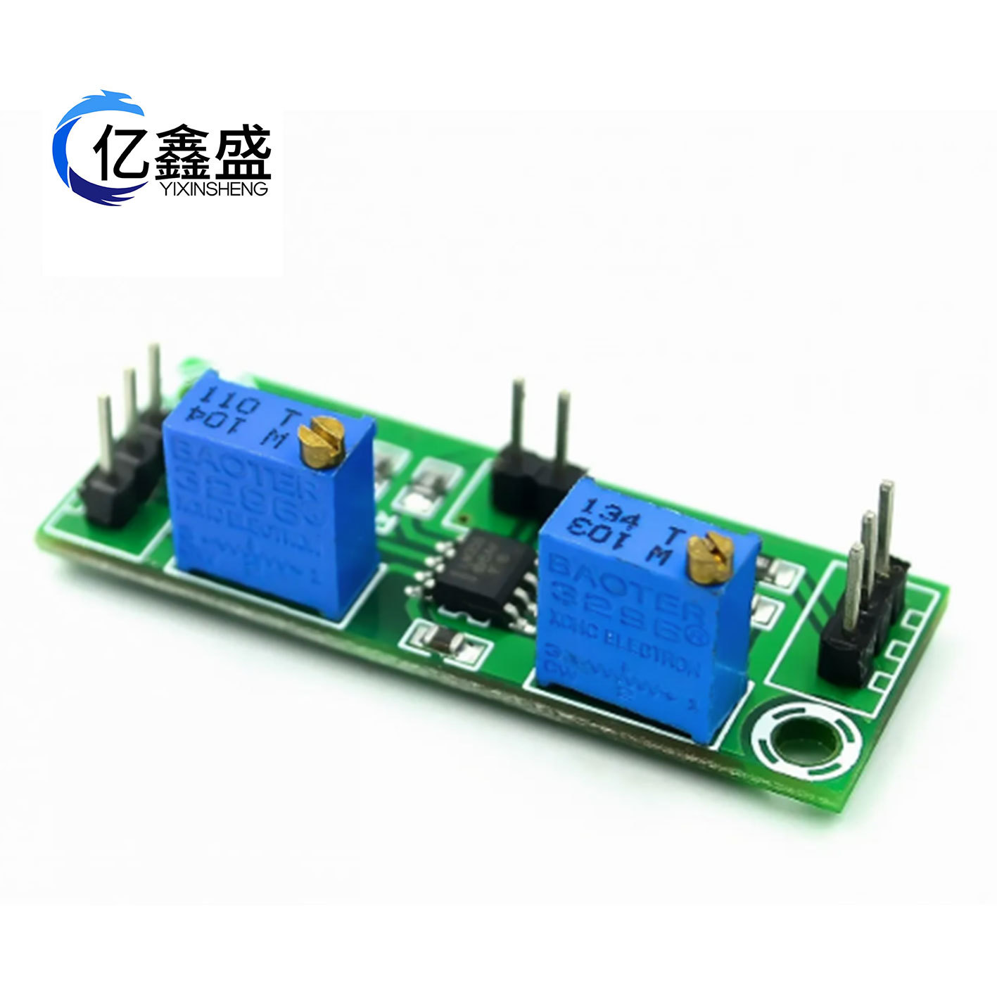 LM358弱信号放大器电压放大器二级运算放大模块单电源信号采集器