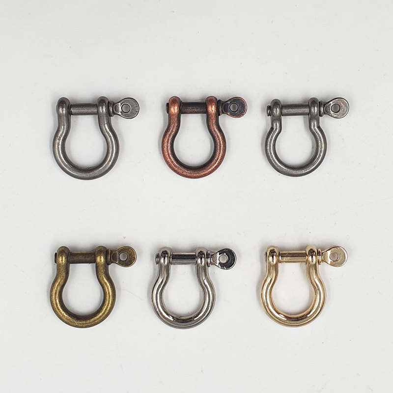 Single-piece D-ring buckle, bow buckle, hook buckle, zinc alloy horseshoe buckle, hardware keychain, hanging buckle, hardware accessories, factory wholesale Single-piece D-ring buckle, bow buckle, hook buckle, zinc alloy horseshoe buckle, hardware keychain, hanging buckle, hardware accessories, factory wholesale
