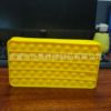 Square silica gel pencil case anti-stress "Gopher", stationery for elementary school students, storage box