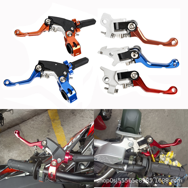 Off-Road Motorcycle Anti-Fall Foldableing Handle Clutch Handle Hengjian Ktm Huayang T4 Boswell Cqr Crf Brake Handle