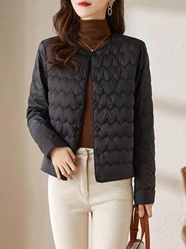 winter short down jacket