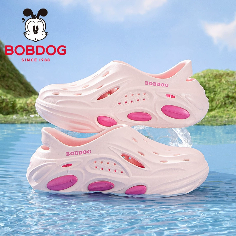 Детские сандалии Babudou 2025 лето новые сандалии Baotou для мальчиков и девочек, сабо для детей среднего и большого размера, пляжная обувь