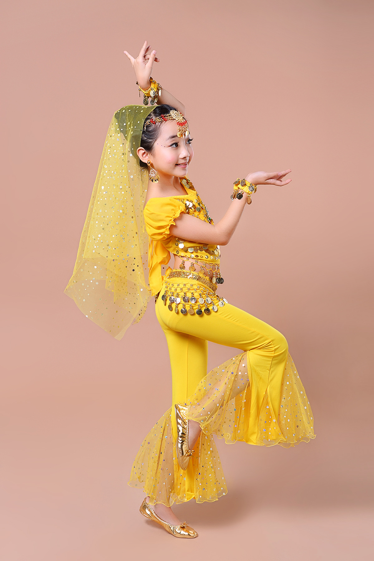 per la giornata dei bambini, costumi per spettacoli di danza indiana dello Xinjiang, danza del ventre per ragazze, costumi etnici per bambini_voghion.com