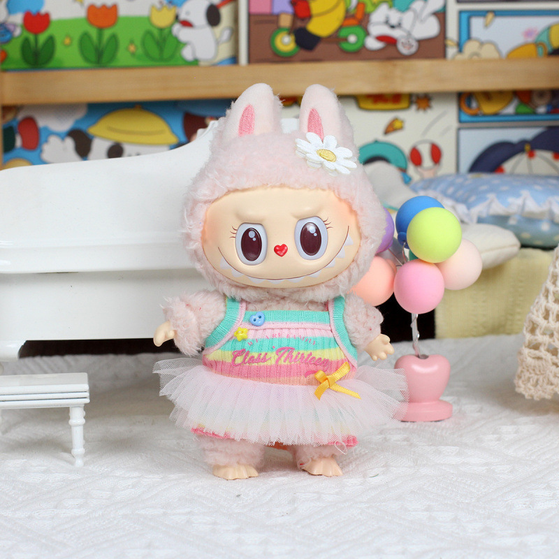 洋服のみ】ラブブベビー服 17cm ラブブ服世代 新作ベビー服コレクション ハートビートマカロン|undefined
