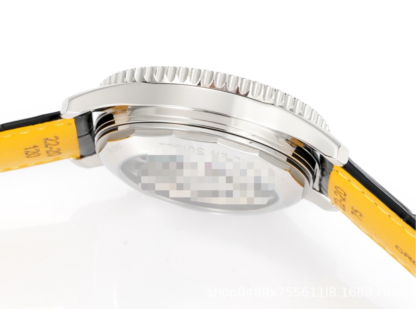Mechanical wristwatch, aviation chronograph, stainless steel