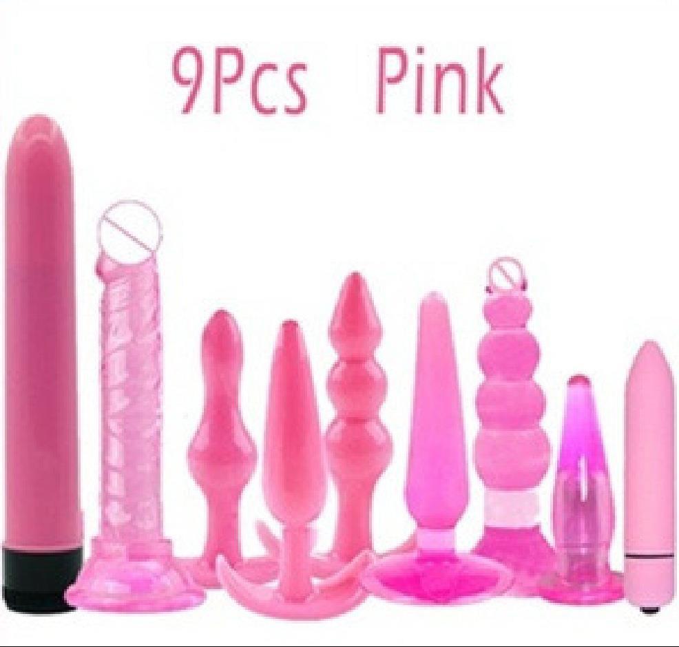 핑크 9 피스 세트