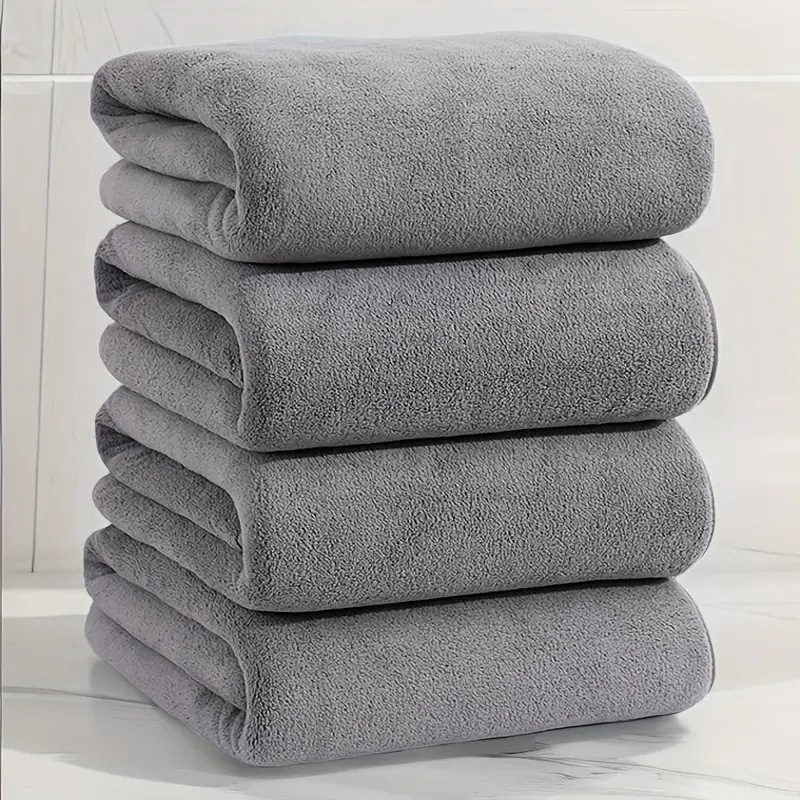 6-Piece Set 70*140 Cross-Border Labeling Dropshipping Household Towels and Bath Towels Absorbent for Bathing Hotel Soft and Thickeneded