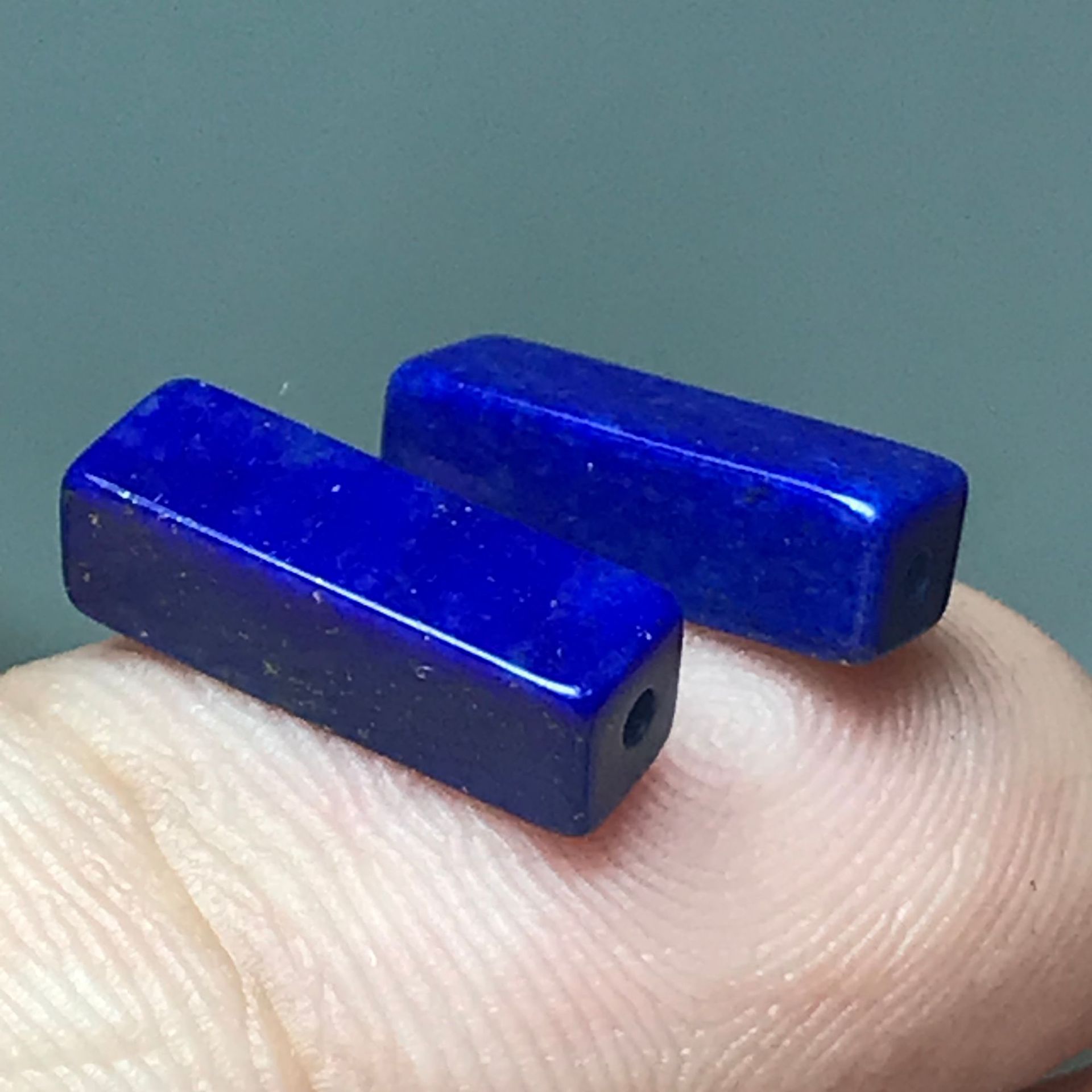 Fidelity Afghanistan Lapis Lapis Square Sugar Barrel Beads Back Cloud Beads Small Square Bracelet Wen Play Bracelet Diy Accessories