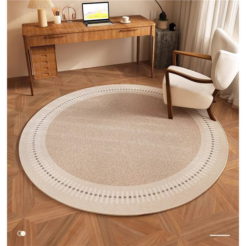 High-End Round Carpet Computer Chair Swivel Chair Study Living Room Rocking Chair Bedroom Sofa Japanese Floor Mat High-End Round Carpet Computer Chair Swivel Chair Study Living Room Rocking Chair Bedroom Sofa Japanese Floor Mat