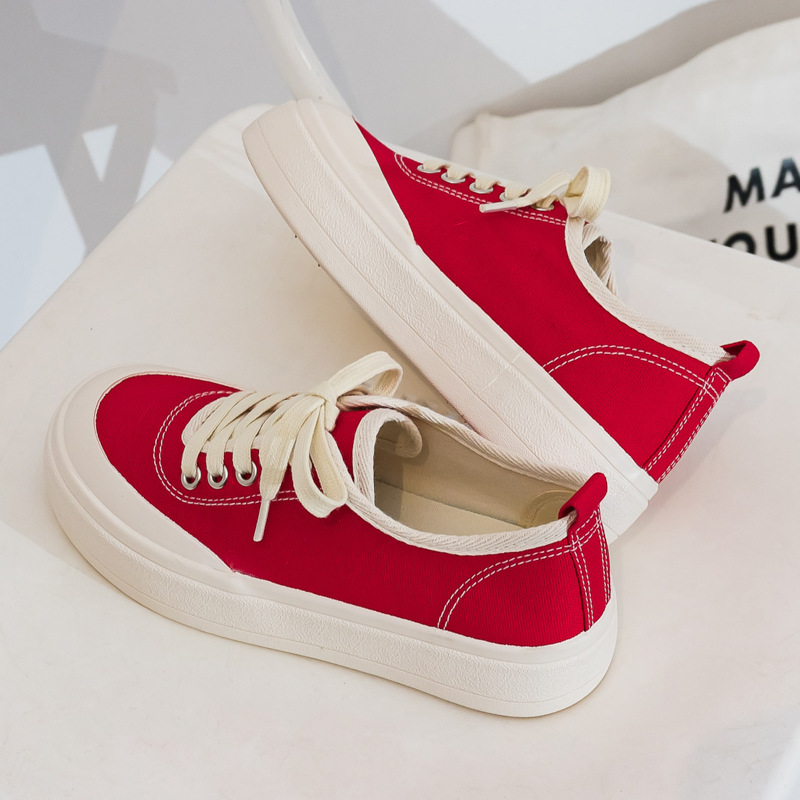 Ddoo Big Sale Girls Canvas Shoes Women's 2024 New Spring Thin Easiest for Match Sneakers Cloth Shoes 66-699