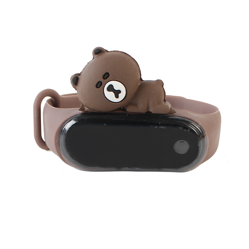 Cartoon silicone fashionable children's doll for students