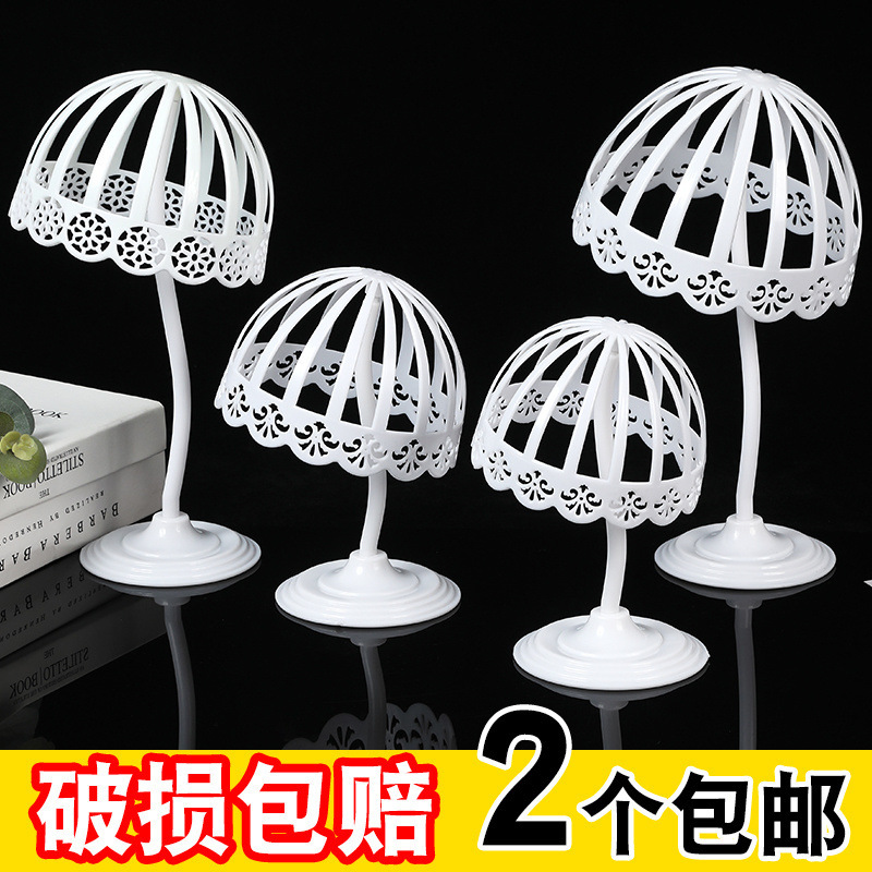 黒色成人帽子ラック帽子トート帽子サポート展示棚棚売り場道具プラスチックモデルスタンド白卸売り|undefined