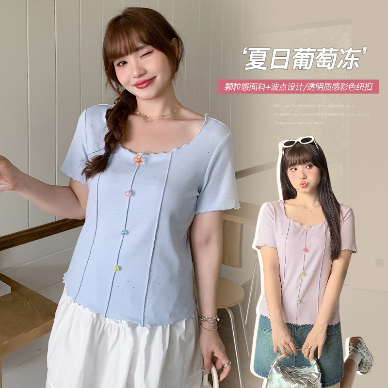  夏  XL-5XL 大きいサイズ トップス