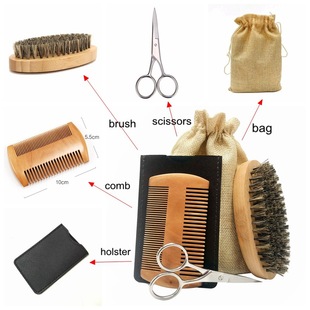����o�����b��ʿ�沿�޼����ߺ�횼������ˢ�鲼��Beard Kit