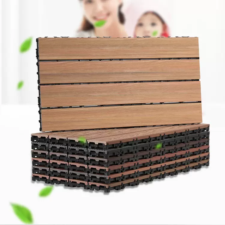 WPC塑木地板室外二代共挤木塑户外庭院防腐木塑地板自铺
