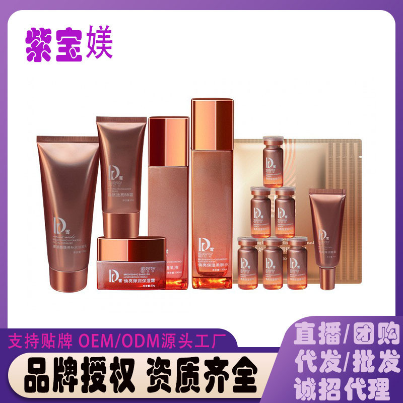 DR.雪377美白护肤品套装补水保湿滋润肌肤水乳六件套盒化妆品全套