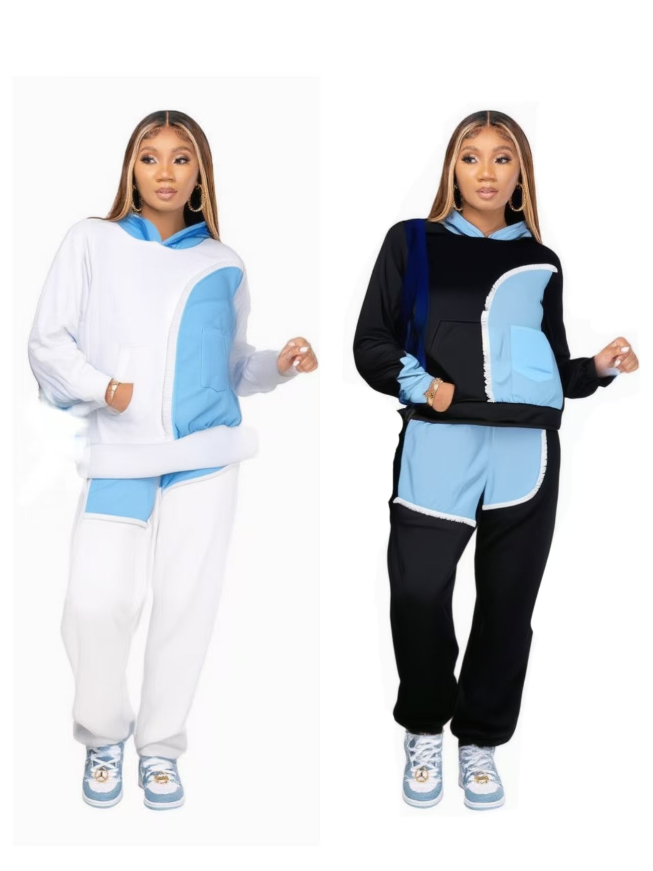 2024 European And American Cross-Border Versatile Women's Clothing Independent Fashion Casual Sports Sweatshirt_ecoleips.com